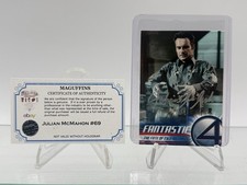 2005 Marvel Dr. Doom Julian McMahon #69 Autographed Card W/COA Fantastic Four picture