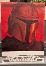 2025 Topps Star Wars Masterwork The Mandalorian Sketch Auto Stephane Leonardi picture