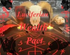 REAL LUCIFERIAN LUCIFER WEALTH PACT SPELL SIGIL MAGIC RITE WEALTH FAST CASH picture