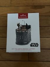 INTO THE CARBON FREEZING CHAMBER Carbonite Star Wars 2023 Hallmark NEW / IN HAND picture