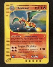 Pokemon Card- Charizard-Expedition-Holo-6/165-Rare-ENG-Played picture