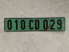 Number License Plate Madagascar Diplomatic UK Africa Genuine Used 010 CD 029 picture