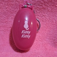 Vintage 1993 Takara Pink Pocket Critter Keychain -  Kitty Kitty, Works  picture