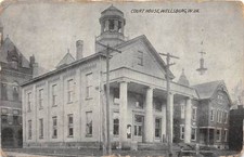 E64/ Wellsburg West Virginia Postcard 1913 Court House Building 8 picture