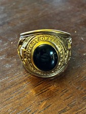 WWII 10K Gold USAAF  Army Air Force USAAF Pilot Ring, vintage Jostens picture