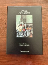 Vintage 1995 Paul Cézanne Playing Cards Double Deck Flammarion Art 1 deck sealed picture