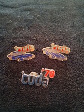 Plymouth Barracuda Vintage Pins Lot Of 3 picture