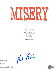 ROB REINER SIGNED AUTOGRAPH MISERY FULL SCRIPT BECKETT BAS picture