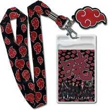 *Legit* Naruto Shippuden Akatsuki Toy Gift Badge ID Holder Charm Lanyard #82581 picture