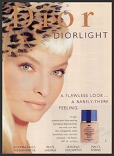 Dior 1990s Magazine Print Advertisement 1998 Diorlight Kristina Semenovskaya picture