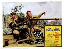 The Wackiest Ship In The Army lobbycard Ricky Nelson Jack Lemmon 1- Old Photo picture