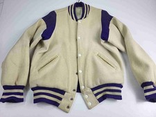 Vintage UW University Of Washington Lettermans - Mens Medium picture