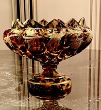 RAREST ANTIQUE ART NOUVEAU VASE ORIG NOT KNOWN MAYBE HARRAH OR BOHEMIA picture