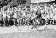 Tour de France 1951 22nd stage Aix les Bains Geneva Bobet Switzerland Old Photo picture