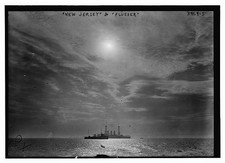 Photo:U.S.S. New Jersey Flusser Battleships 1910s Navy at Sea picture