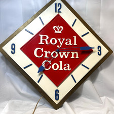 Vintage Royal Crown Cola PAM Electric Advertising Wall Clock 19