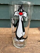 Vintage 1973 SYLVESTER Pepsi Glass Collector Series Warner Bros Looney Tunes picture