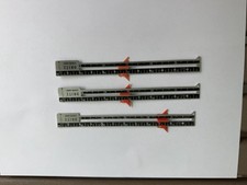 Vintage Sew Knit Gauges Dritz Set of 3 Metal Sewing Knitting Measure 6