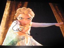 IDINA MENZEL SIGNED AUTOGRAPH 8x10 PHOTO FROZEN PROMO ELSA DISNEY COA AUTO NY X1 picture