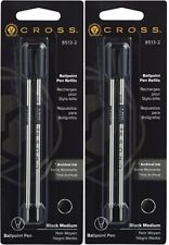 Cross Genuine Ballpoint Pen Refills, #8513, Black Medium, 2 Packs, 4 Refills picture