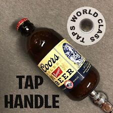nice COORS ORIGINAL BANQUET beer bottle TAP HANDLE marker tapper knob picture