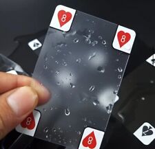 Party W Waterproof Clear Plastic Transparent Poker playing cards deck new in box picture