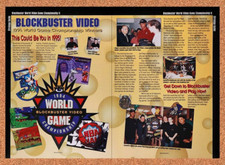 1994 Blockbuster Video Game Championships II 1995 Original Ad / Wall Art v4 picture