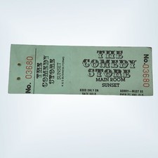 Vintage Unused Ticket The Comedy Store Sunset Main Room Rare Find picture