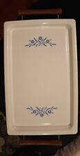 Vintage Corning Ware P-35-B Broil, Bake Tray- Cornflower- Made In USA picture