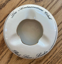Vintage Les Ambassadeurs Club Park Lane London Ceramic Ashtray 5” Casino picture