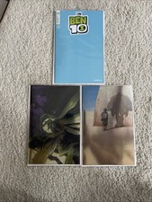 Dynamite Ben 10 #04 Phantom Menace Star Wars Foil Virgin Homage: 3 book Set picture