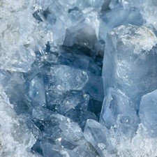 11.86lb Large Natural Blue Celestite Quartz Crystal Geode Specimen Healing picture