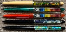 Vintage Eskesen Floaty Pens Lot of 5 Deadstock Indie Art Pop Culture Satire picture