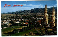 Postcard Panoramic View of Palm Springs California picture