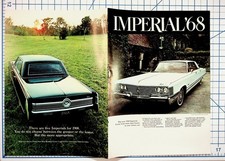 1968 Imperial Chrysler LeBaron Crown Original Magazine Car Ad Vintage Auto picture