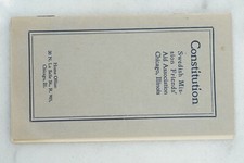 RARE Constitution Of The Swedish Mission Friends Association 1918 picture