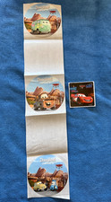 lot of 4 Disney Pixar Cars Stickers, Disneyland DCA Opening Day June 15, 2012 picture