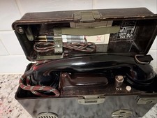 Vintage Czech Military Field Telephone TP-25 Crank Operated Bakelite Phone Case picture