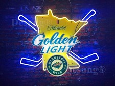 Minnesota Wild MN State Ice Hockey Beer Lager 24