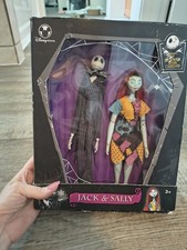 Vintage Disney Store The Nightmare Before Christmas Jack & Sally Figures picture