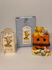 VTG Midwest Cannon Classic Winnie The Pooh Halloween Piglet PHB Trinket Box picture