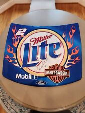 Rusty Wallace Autographed #2 Miller Lite Harley-Davidson Large  Replica Hood picture