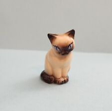 HR Hagen Renaker Early Seated Siamese Cat Miniature Figurine picture
