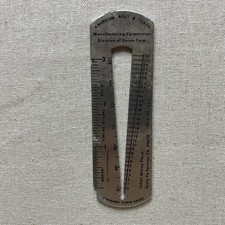 Vintage  Standard Screw Gage Tool The Research Line NY American Bolt & Screw picture