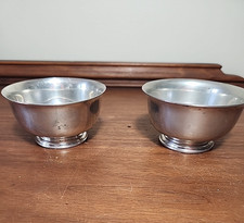 Colonial Pewter by Boardman Paul Revere Reproduction set of 2 bowls picture
