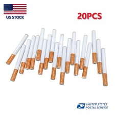 20-Pack Metal One Hitter Dugout Pipe Cigarette Bat Large 78mm / 3