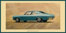 1968 Chevrolet Nova Coupe NEW Metal Sign 18x36