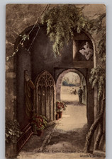 Inner Courtyard, Exeter Cathedral Close, Worth Series, England Postcard picture
