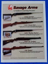 1993 SAVAGE ARMS PRODUCT LINE-UP KODIAK, CLASSIC ULTRA, PREDATOR, HUNTER, RIFLES picture