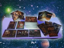 2002 Topps Star Wars Attack of the Clones Complete 100 Card Base Set + Fold-Outs picture